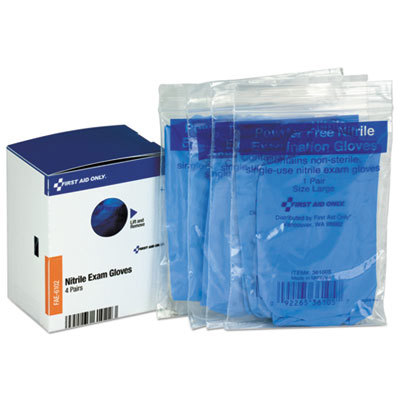 Disposable Gloves: Size Large, 2 mil, Nitrile